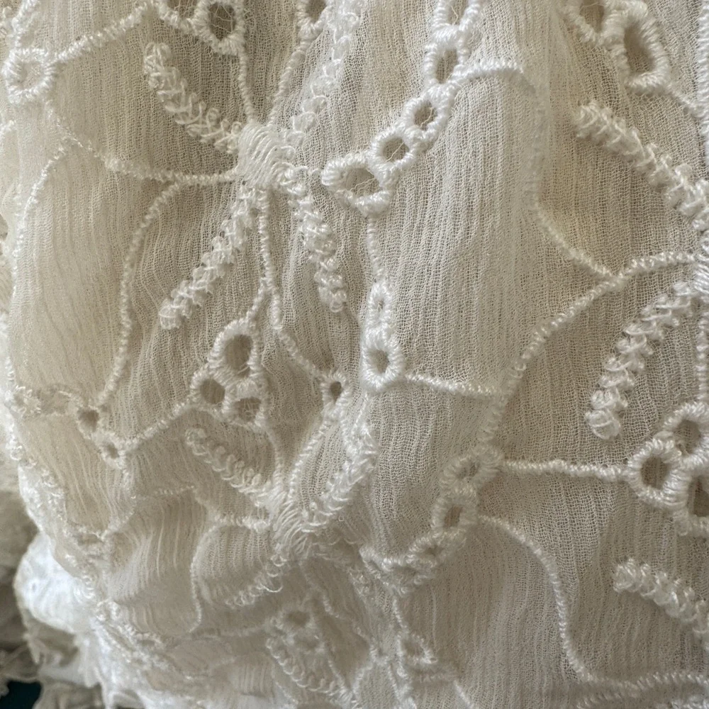 Free People Cream Lace Skirt - Picture 2 of 8